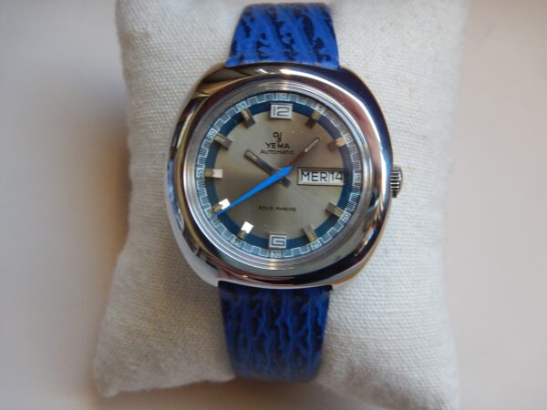 STOCK NEUF FIN 60 YEMA SOUS MARINE AUTOMATIC ETA SWISS 2789 ACIER INXOYDABLE – Image 6