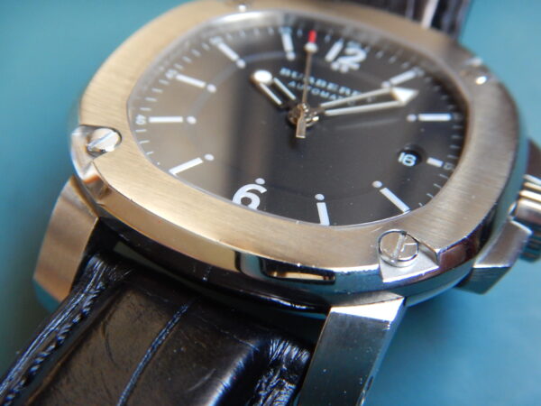 SUPERBE BURBERRY SPORT CHIC "THE BRITAIN" AUTOMATIC SWISS FULL SET PARFAIT ÉTAT – Image 18