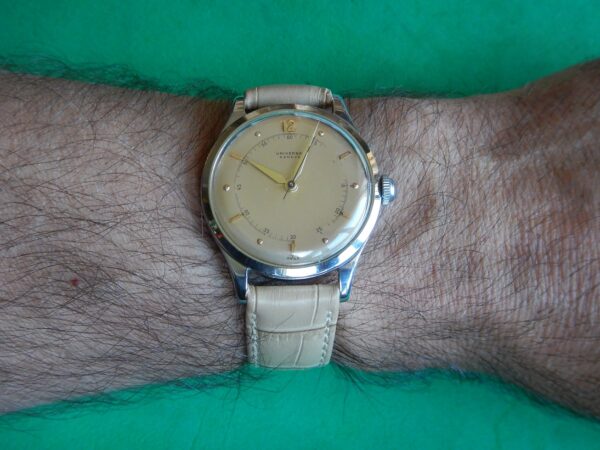 1952 SUBLIME UNIVERSAL GENÈVE ACIER MANUEL Cal 267 SPIR BREGUET COMPLETE SERVICE – Image 6