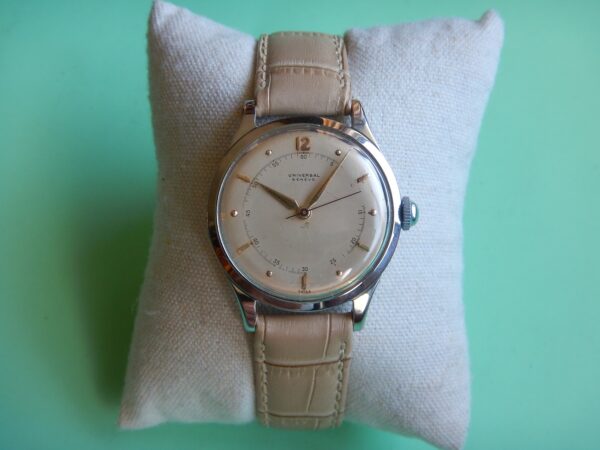 1952 SUBLIME UNIVERSAL GENÈVE ACIER MANUEL Cal 267 SPIR BREGUET COMPLETE SERVICE – Image 2