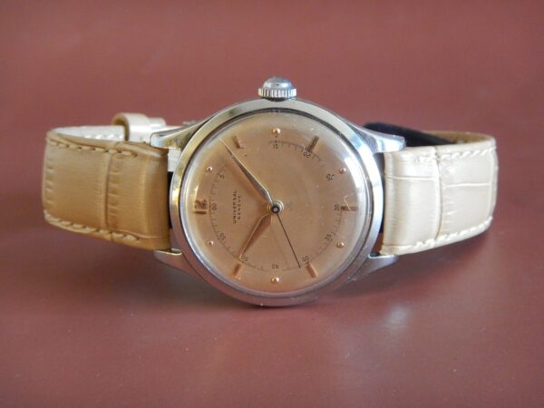 1952 SUBLIME UNIVERSAL GENÈVE ACIER MANUEL Cal 267 SPIR BREGUET COMPLETE SERVICE – Image 4