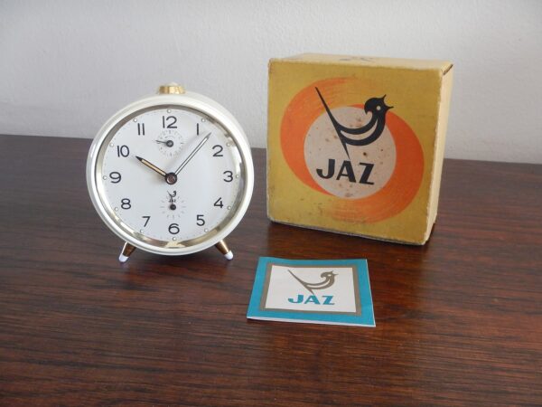 PENDULETTE REVEIL JAZ STOCK NEUF ANNÉES 70 DANS SA BOITE D'ORIGINE – Image 5