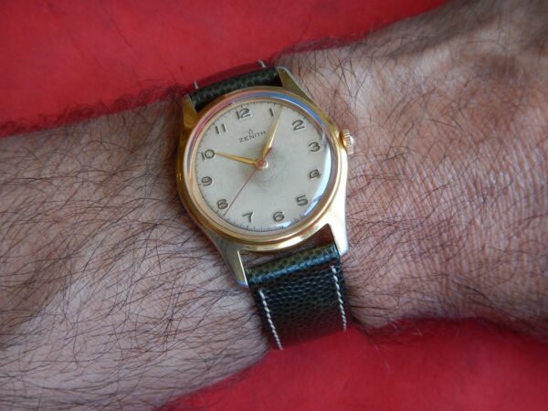 1962 ZENITH "CALATRAVA" REMONTAGE MANUEL CALIBRE 106-50-6 RÉVISÉE GARANTIE 2 ans – Image 3