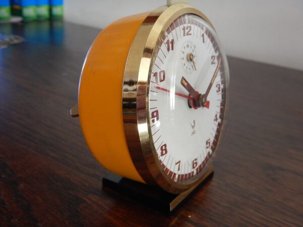 RARE PENDULETTE REVEIL JAZ A TROTTEUSE STOCK NEUF 70 DANS SA BOITE D'ORIGINE – Image 6