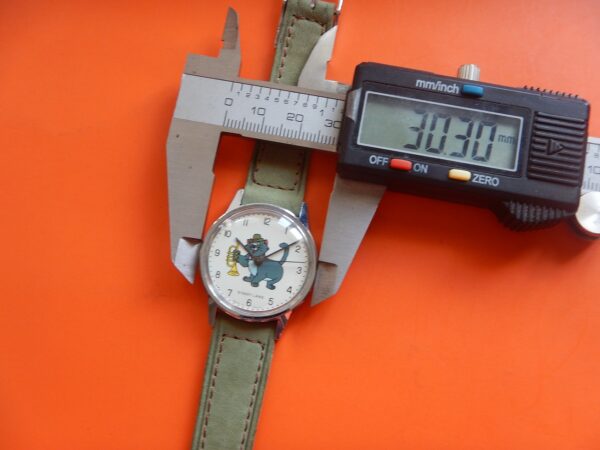 TRÈS RARE MONTRE DISNEY SCAT CAT ARISTOCHATS DÉBUT 70 REMONTAGE MANUEL TOP ÉTAT – Image 14