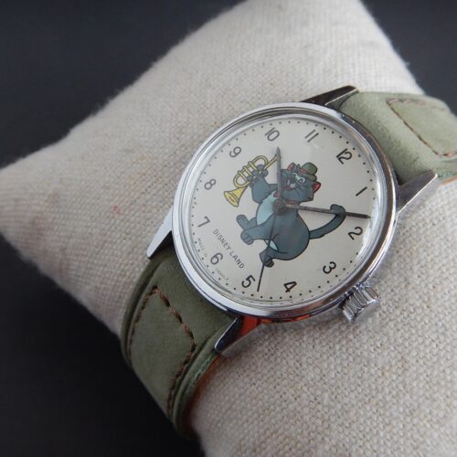 TRÈS RARE MONTRE DISNEY SCAT CAT ARISTOCHATS DÉBUT 70 REMONTAGE MANUEL TOP ÉTAT