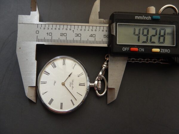 STOCK NEUF 70 POCHE PEDENTIF GOUSSET ACIER AVEC SA CHAINE N.O.S. GARANTIE 2 ANS – Image 10