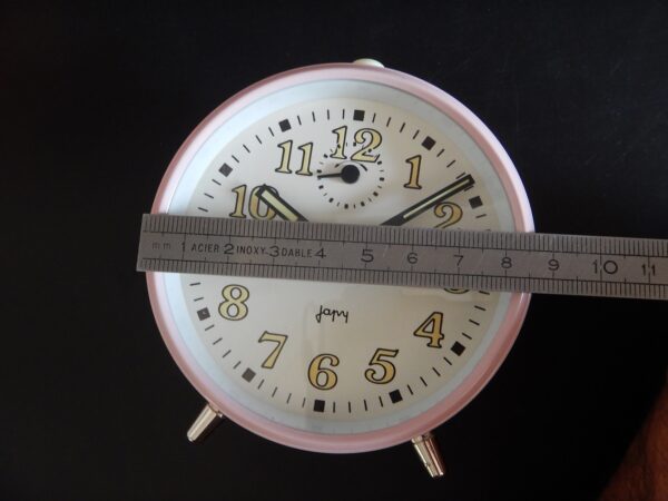 PENDULETTE REVEIL JAPY STOCK NEUF ANNÉES 70 DANS SA BOITE D'ORIGINE JAMAIS VENDU – Image 8