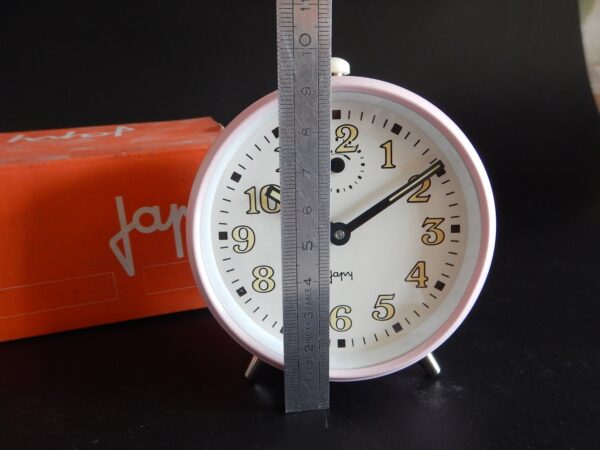 PENDULETTE REVEIL JAPY STOCK NEUF ANNÉES 70 DANS SA BOITE D'ORIGINE JAMAIS VENDU – Image 9