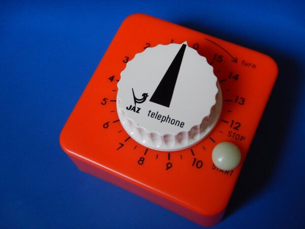 MINUTEUR JAZ TELEPHONE TELIC N.O.S. ANNÉES 70 VENDU AVEC PAPIERS BOITE D'ORIGINE – Image 3