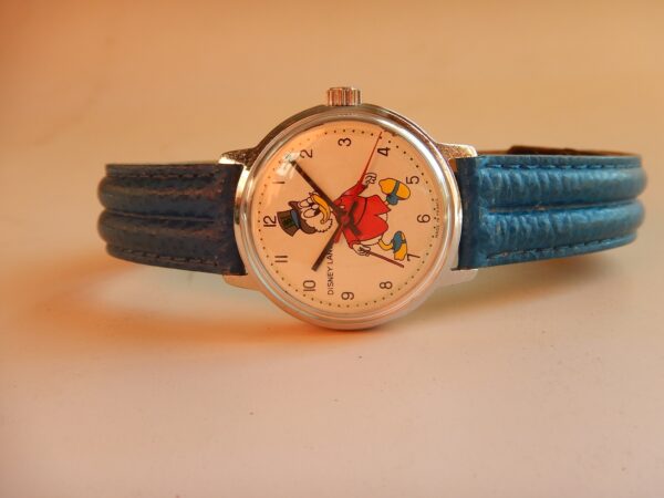 RARE MONTRE DISNEY PICSOU UNCLE SCROOGE ANNÉES 70 REMONTAGE MANUEL SUPER ÉTAT – Image 6
