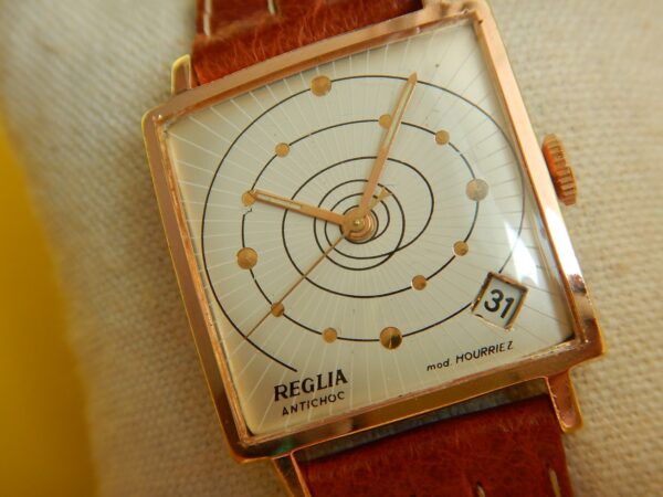 MYTHIQUE MONTRE REGLIA ORTF TÉLÉVISION ANNÉES 60 REMONTAGE MANUEL GARANTIE 2 ans – Image 5