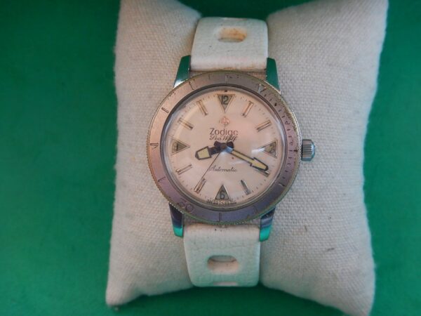 RARE PREMIÈRE ZODIAC SEA WOLF SKIN DIVER PLONGEE 200 M ACIER AUTOMATIC FIN 50' – Image 5