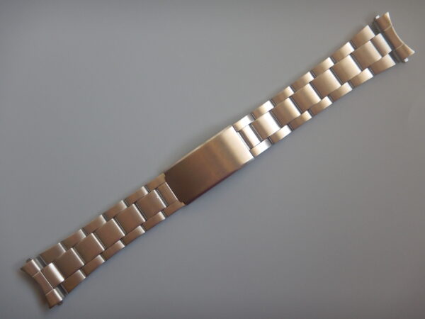 TAILLE DE 17 MM à 22 MM SOLIDE BRACELET "OYSTER" ACIER PLIÉ SUR BOUCLE DEPLIANTE – Image 5