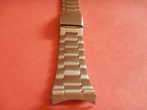 TAILLE DE 17 MM à 22 MM SOLIDE BRACELET "OYSTER" ACIER PLIÉ SUR BOUCLE DEPLIANTE – Image 7