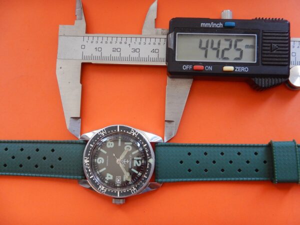 ANNÉES 70 RARE LE FORBAN SÉCURITÉ MER SKIN DIVER ACIER REMONTAGE MANUEL HS P75 – Image 12