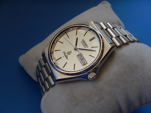 1989 SUPERBE SEIKO SILVER WAVE TOUTE ACIER BOÎTE PAPIER RÉVISÉE GARANTIE – Image 11