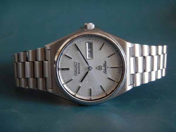 1989 SUPERBE SEIKO SILVER WAVE TOUTE ACIER BOÎTE PAPIER RÉVISÉE GARANTIE – Image 13
