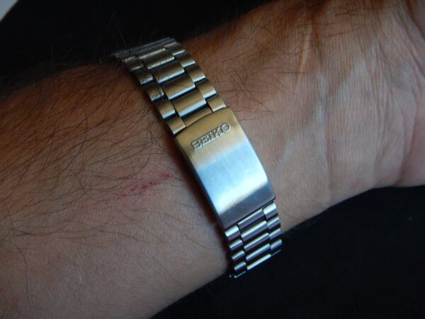 1989 SUPERBE SEIKO SILVER WAVE TOUTE ACIER BOÎTE PAPIER RÉVISÉE GARANTIE – Image 3