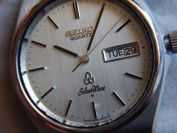1989 SUPERBE SEIKO SILVER WAVE TOUTE ACIER BOÎTE PAPIER RÉVISÉE GARANTIE – Image 8
