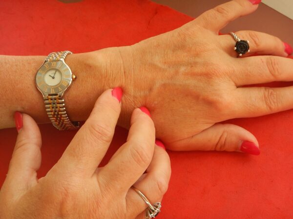 LUXUEUSE CARTIER MUST 21 BICOLORE BOUCLE DEPLOYANTE SUPERBE ÉTAT GÉNÉRAL ANNÉES 90 – Image 3