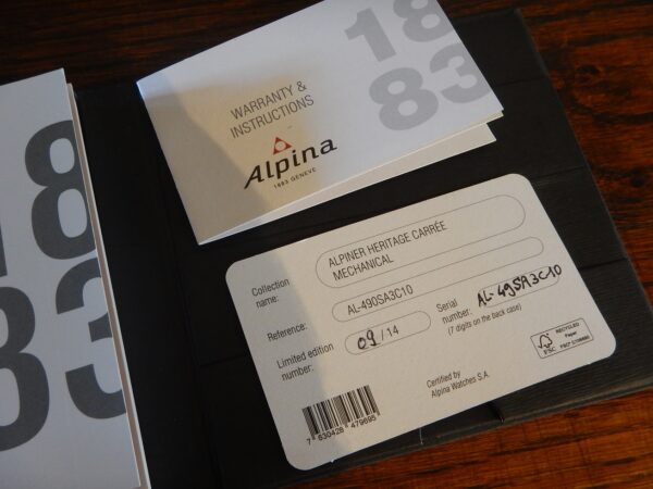 2024 ALPINA HERITAGE ARGENT CALIBRE 490 SÉRIE TRÈS LIMITÉE 9/14 Ex CADRAN 2 TONS – Image 3