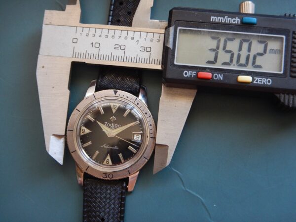 ZODIAC SEA WOLF SKIN DIVER PLONGEE 200 M ACIER AUTOMATIC FIN 50 REVISÉE GARANTIE – Image 16