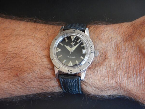 ZODIAC SEA WOLF SKIN DIVER PLONGEE 200 M ACIER AUTOMATIC FIN 50 REVISÉE GARANTIE – Image 2