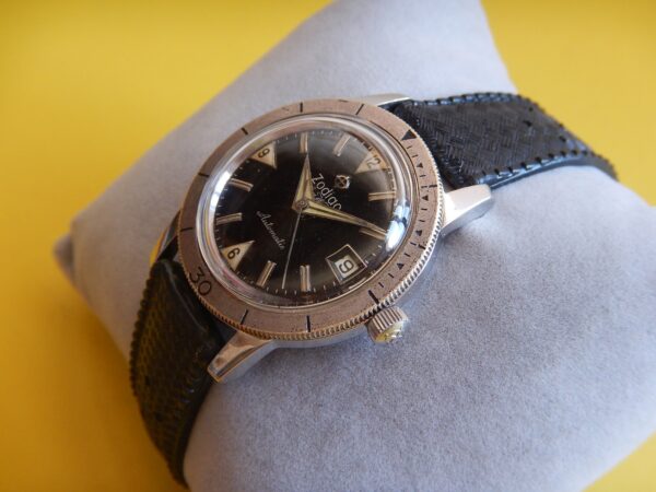 ZODIAC SEA WOLF SKIN DIVER PLONGEE 200 M ACIER AUTOMATIC FIN 50 REVISÉE GARANTIE