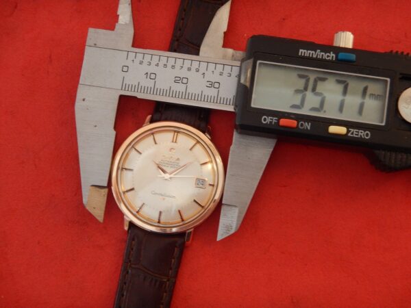1966 CHRONOMETRE OMEGA CONSTELLATION CADRAN PIE PAN AUTOMATIQUE OR ROSE & ACIER – Image 19