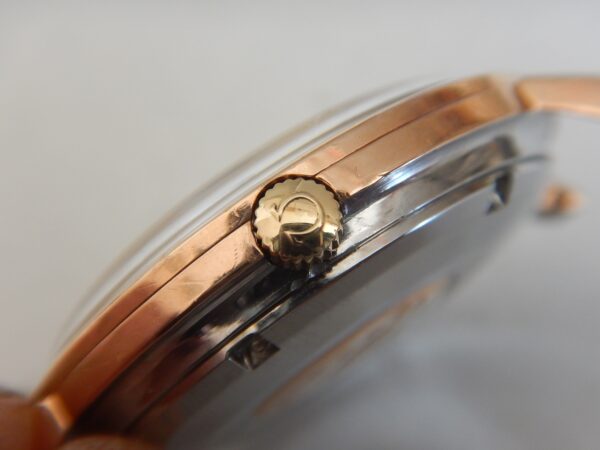 1966 CHRONOMETRE OMEGA CONSTELLATION CADRAN PIE PAN AUTOMATIQUE OR ROSE & ACIER – Image 15