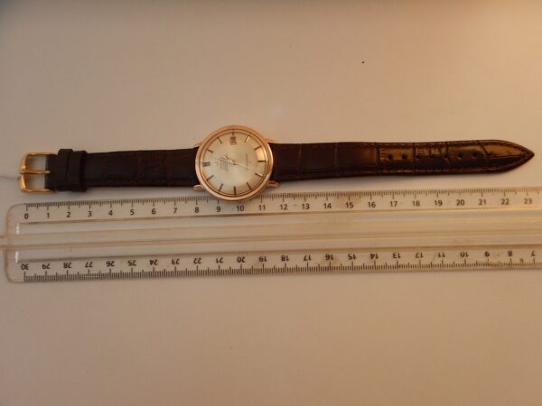 1966 CHRONOMETRE OMEGA CONSTELLATION CADRAN PIE PAN AUTOMATIQUE OR ROSE & ACIER – Image 17