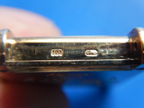 CARTIER TANK MUST VERMEIL BOUCLE DEPLOYANTE RARE CADRAN 3 ORS DANS SA POCHETTE – Image 12