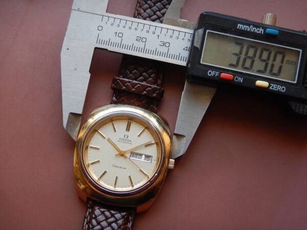 1972 RARE OMEGA GENÈVE AUTOMATIC Cal. 1022 DAY DATE DANS SA BOÎTE SERVICE OK – Image 11