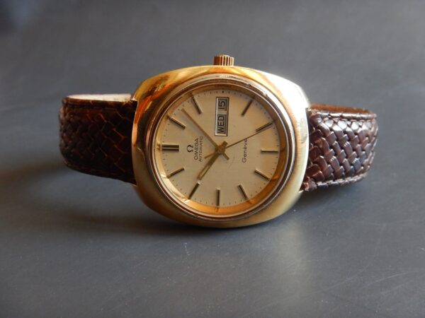 1972 RARE OMEGA GENÈVE AUTOMATIC Cal. 1022 DAY DATE DANS SA BOÎTE SERVICE OK – Image 9