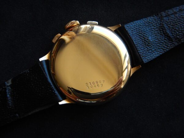1940' CHRONO UNIVERSAL GENEVE COMPAX OR 18K Cal. 386 COMPLETE SERVICE SUPER ÉTAT – Image 14