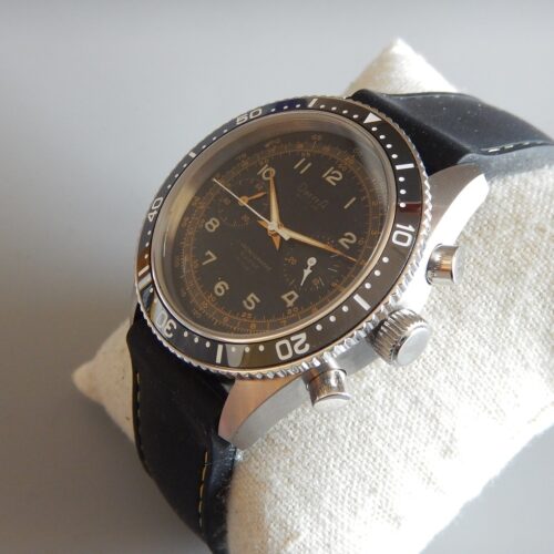 42mm MASSIF CHRONO DREFFA DIVER PLONGÉE RECONDITIONNÉ LANDERON 51 GARANTIE 2ans