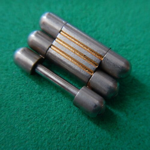 15 MM DERNIER MAILLON A LA BOUCLE AVEC VIS OR ACIER CARTIER Must 21 REF 9011