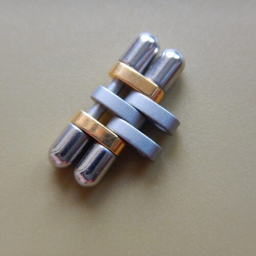 17 MM LINK MAILLON OR ACIER POUR CARTIER Must 21 REF 1330