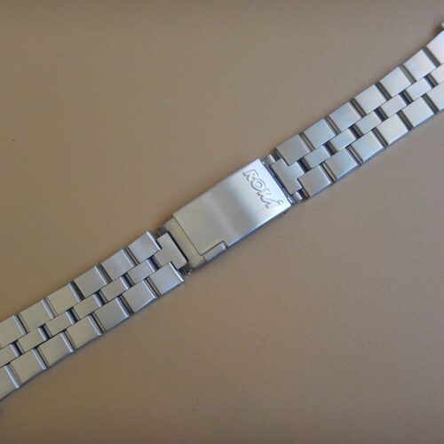 18 19 20 21 22 mm SOLIDE BRACELET ROWI ACIER SUR BOUCLE DÉPLOYANTE IDEAL YEMA