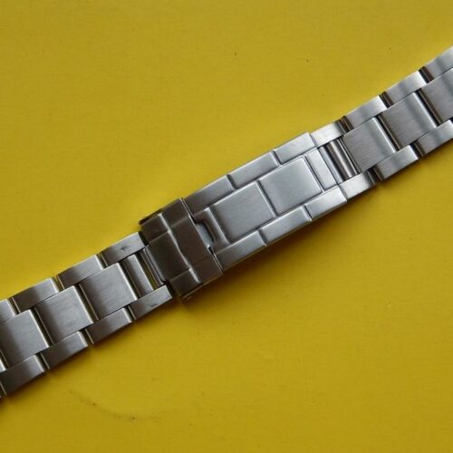 20 mm BRACELET OYSTER TYPE SUB OU GMT ACIER SUR DÉPLOYANTE RABAT DE SÉCURITÉ