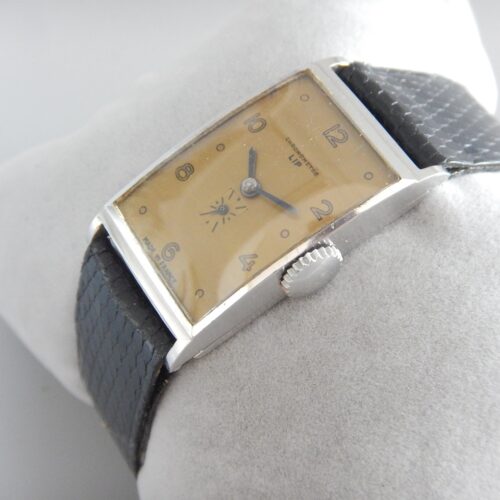 UN DES PREMIERS CHRONOMÈTRE LIP T18 ACIER STAYBRITE 30' ART DÉCO RÉVISÉ GARANTI